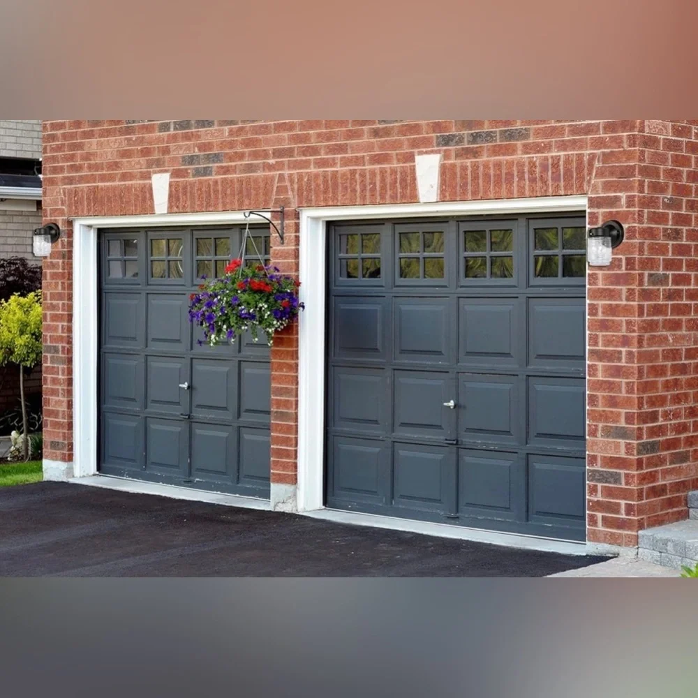 Hampton Bay 7.2 in. 1-Light Matte Black Jelly Jar Outdoor Wall Lantern Sconce